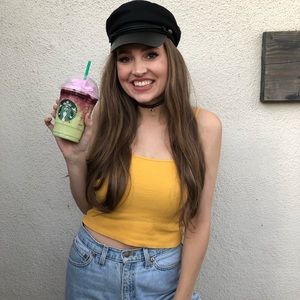 Brandy Melville Mustard Tank Size S